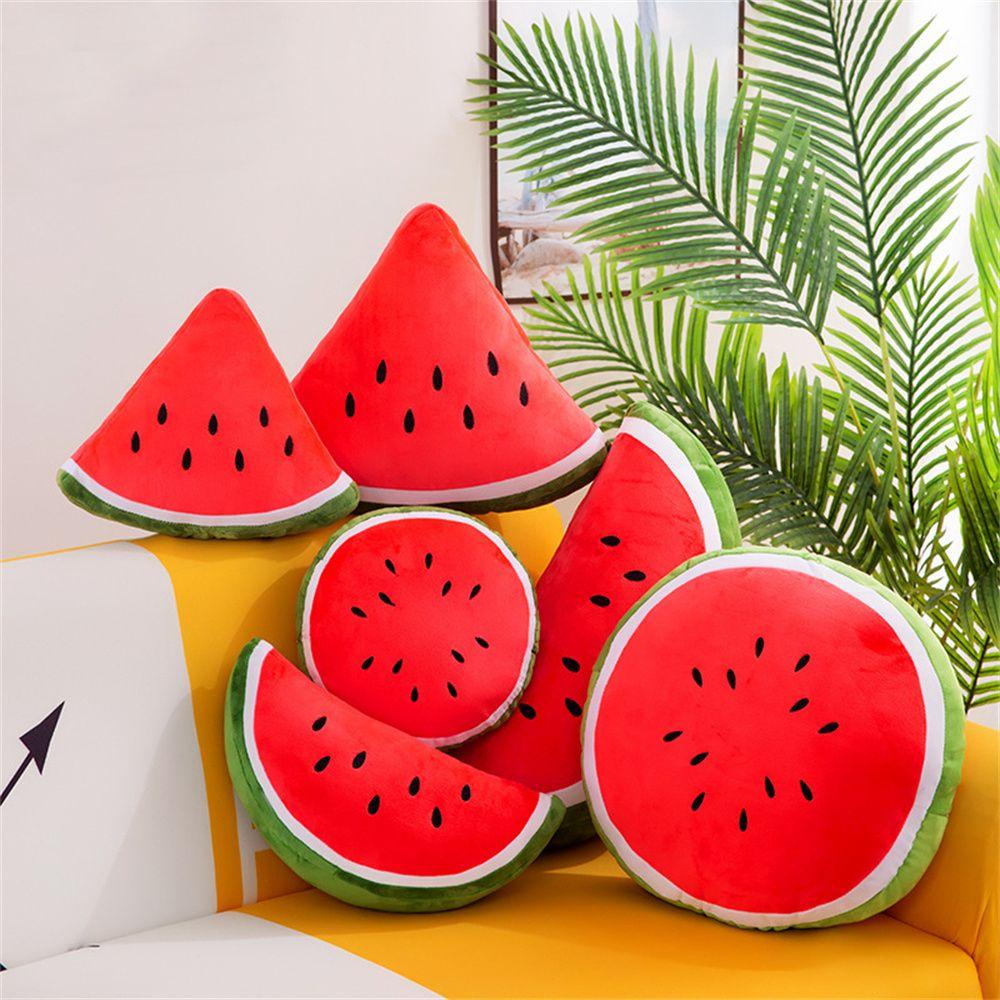 LILYES Gối Nhồi Bông Mềm Hình Trái Cây Vui Nhộn Trang Trí Ghế Sofa