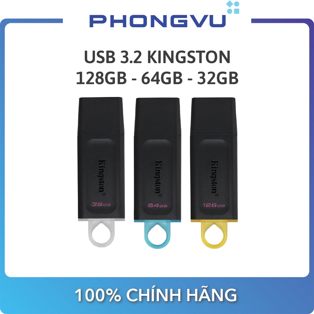 USB 3.2 Kingston 128GB 64GB 32 GB DataTraveler Exodia DTX - Bảo hành 60 tháng