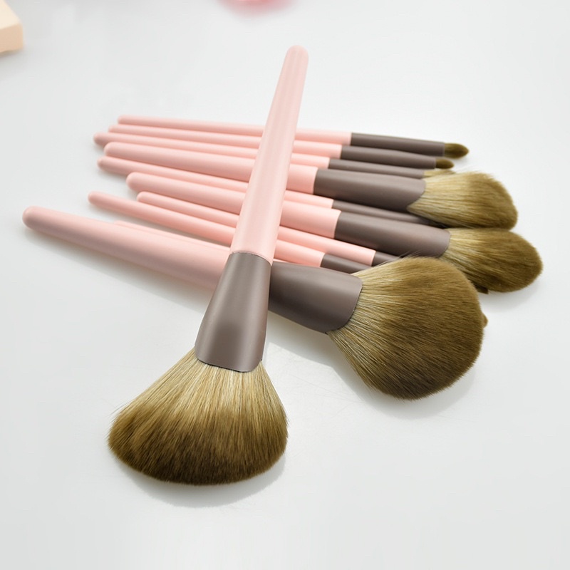 Bộ cọ trang điểm 11 cây màu hồng makeup chuyên nghiệp