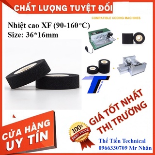 Hộp 24 cuộn xf size 36 * 16mm - mực nhiệt cao in date, in hạn sử dụng - hot ink roll