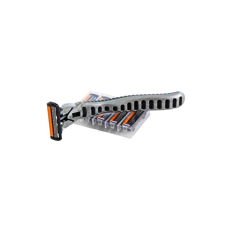 Set Dao cạo râu Body-X Fuze 3 lưỡi Razors Men Triple Blades + 21 đầu thay thế (Germany)