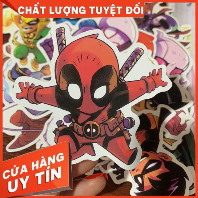 Sticker siêu anh hùng chọn mẫu nhiên