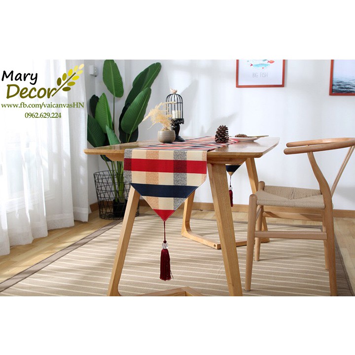 KHĂN RUNNER MARY DECOR - CARO MỸ KR-N10