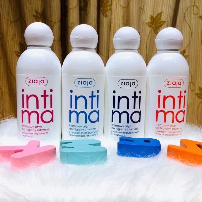 Dung Dịch Vệ Sinh Phụ Nữ Intima Ziaja Gel Phụ Khoa Giảm Khí Hư Huyết Trắng Full Màu 200 - 500ml - Derma Beauty