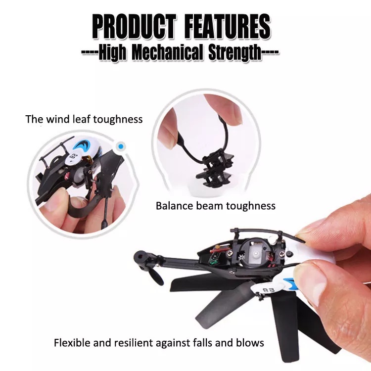 Máy Bay Trực Thăng Điều Khiển Từ Xa Rc 3.5 Kênh Mini One Key Demonstration Hồng Ngoại Cho Trẻ Em
