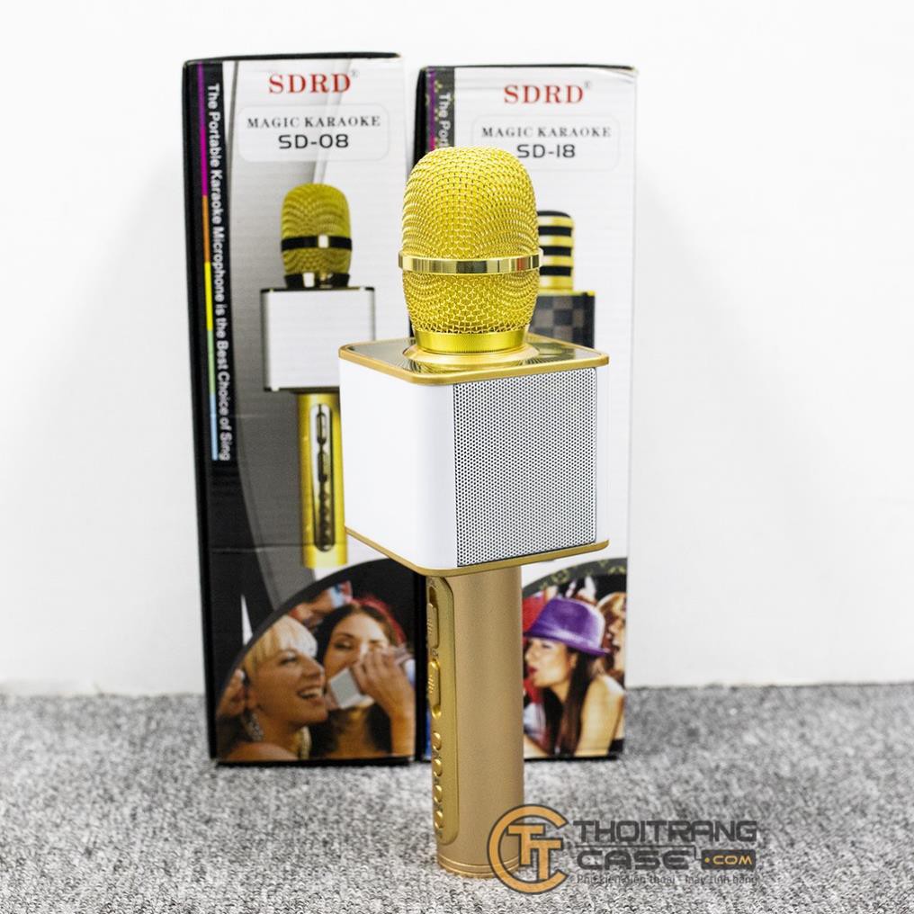Mic hát kèm loa ngoài SD-08