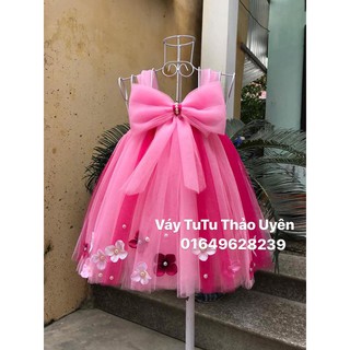 VÁY BÉ GÁI TẶNG CÀI TÓC