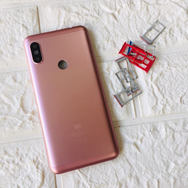 Combo Bộ Vỏ Sườn Xiaomi Redmi Note 6 Pro Zin Hàng Cao Cấp Tặng Kèm Khay Sim