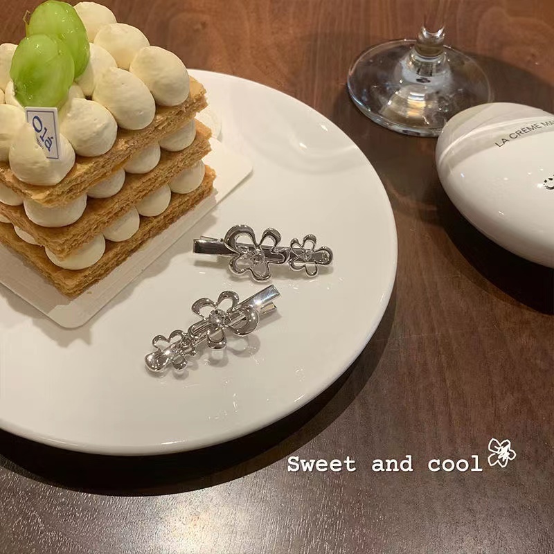 Kẹp Tóc Hình Hoa Đính Đá Thời Trang Cho Nữ