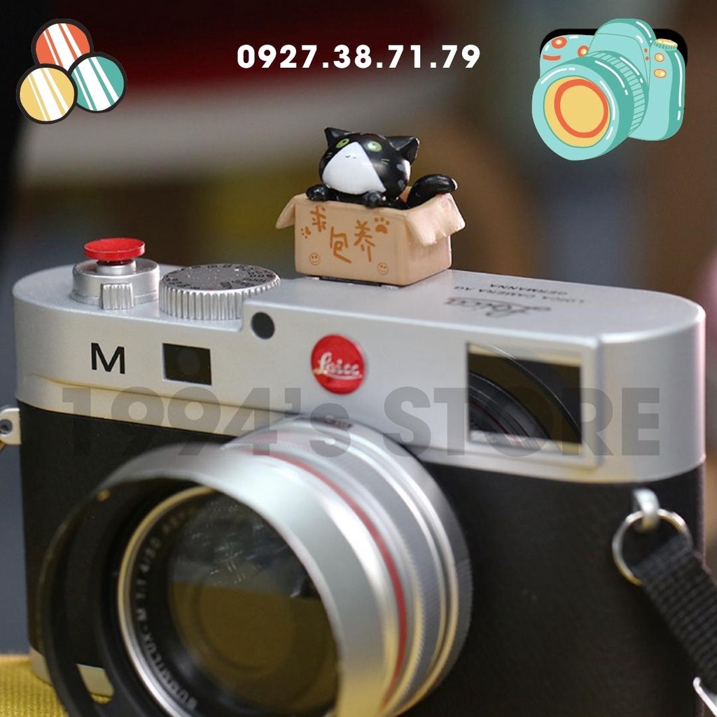 (CÓ SẴN) Hotshoe Mèo hộp quà dễ thương cho máy ảnh - Nắp bảo vệ che chân đèn Flash -Kute- Hotshoe Mèo - Hotshoe hộp mèo
