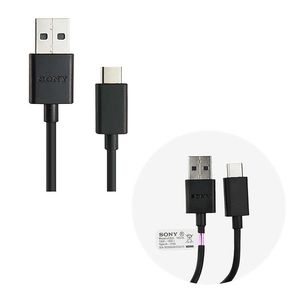 Cáp Sạc Nhanh Sony Type C Cho Các Máy Sony Xperia XZ1, XZ2, XZs, XZ3...