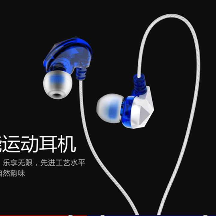 Tai nghe QKZ CK6 có mic,viên kim cương huyền bí