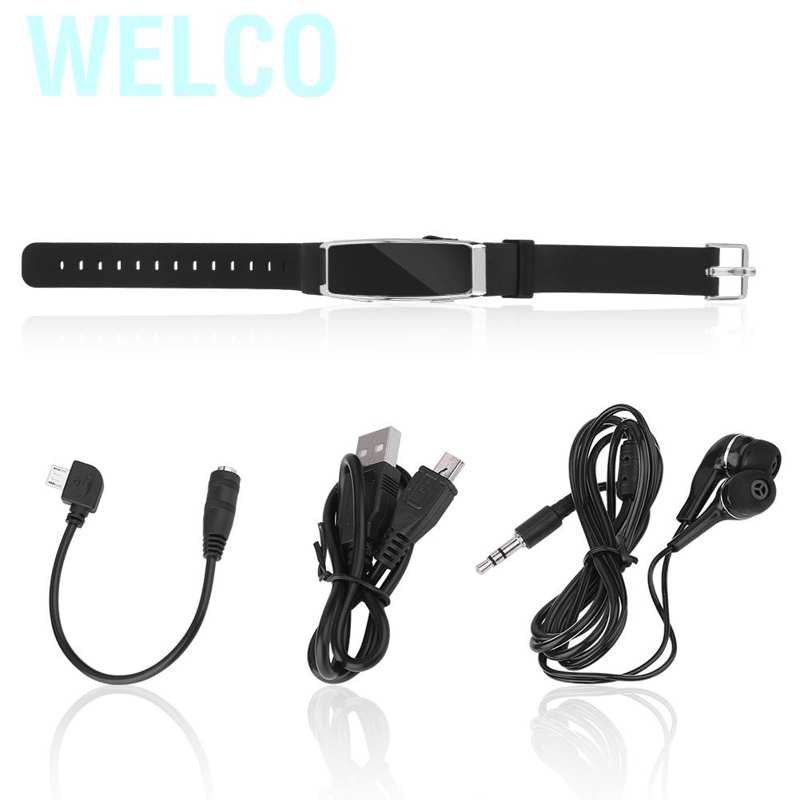 Welco 8GB Digital Voice Recorder Wristband Bracelet USB MP3 Sound 192Kbps