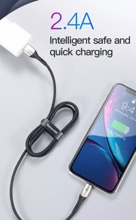 Cáp dù Baseus Horizontal có đèn Led Indicator Lamp Ligthing cho Iphone/IPad