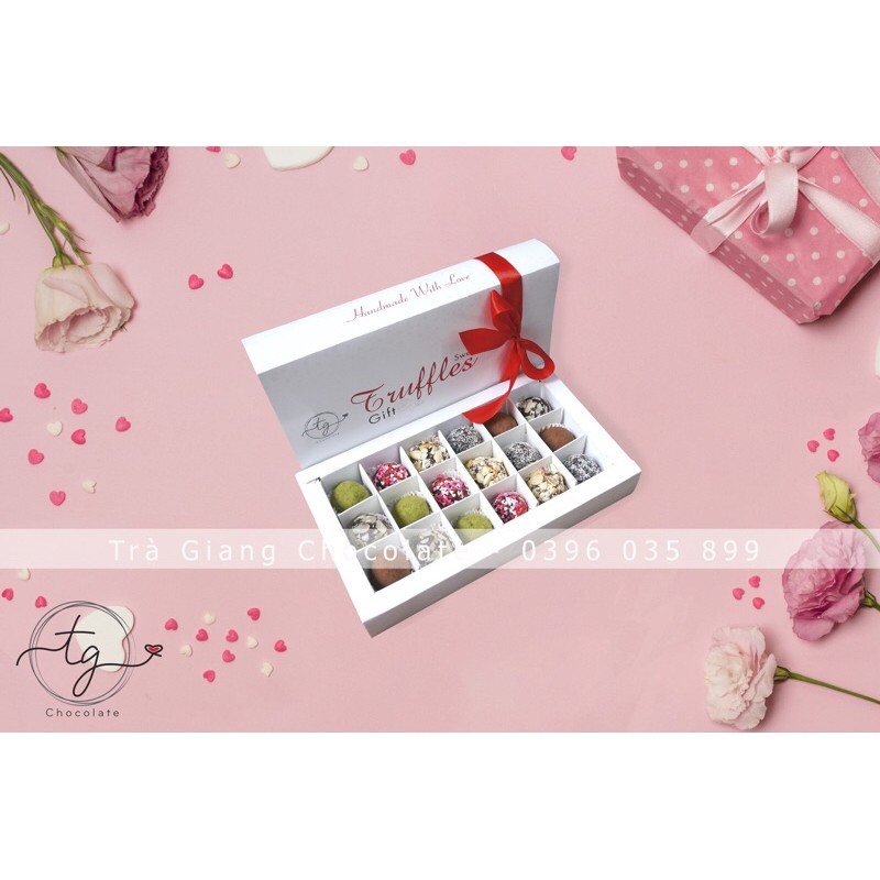 Hộp quà tặng Socola tươi Truffles SWEET tặng Valentine 14/2