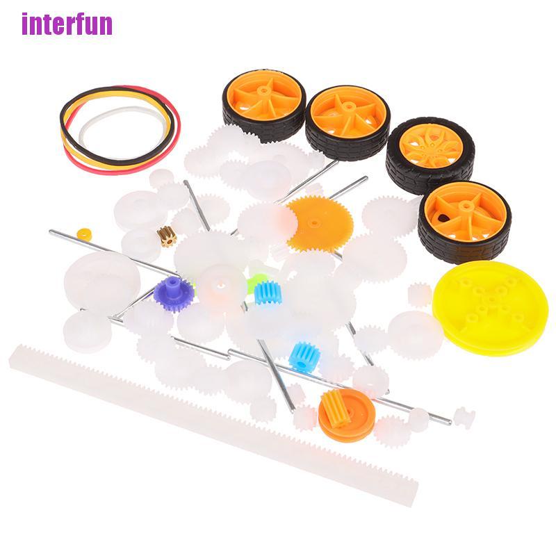 Bộ 78 Phụ Kiện Tự Lắp Ráp robot Bằng Nhựa Chuyên Dùng