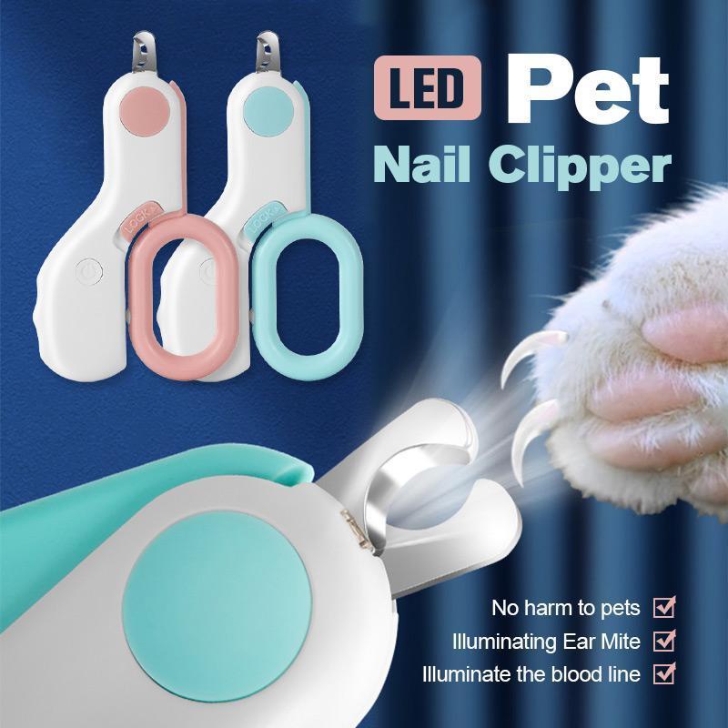 Dụng Cụ Cắt Móng Chân Mèo Có Đèn LED Chuyên Nghiệp Cho Thú Cưng
