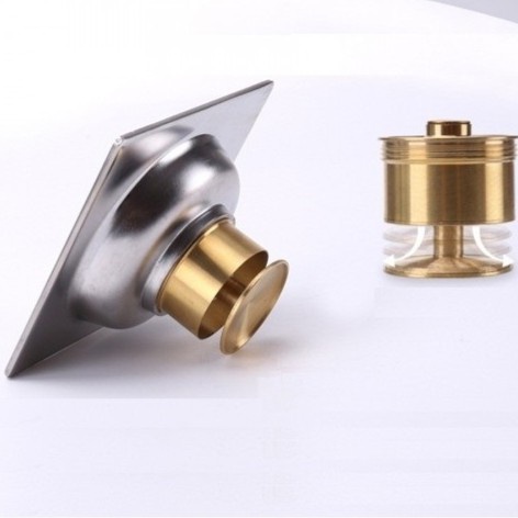 Hố Ga Phễu Thoát Sàn chống mùi hôi bằng inox 304 HỐ GA LÒ XO HẠN CHẾ TRÀO NGƯỢC NƯỚC