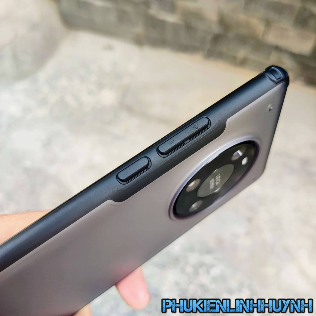 Huawei Mate 40 Pro_Ốp lưng nhám viền màu Ver 2