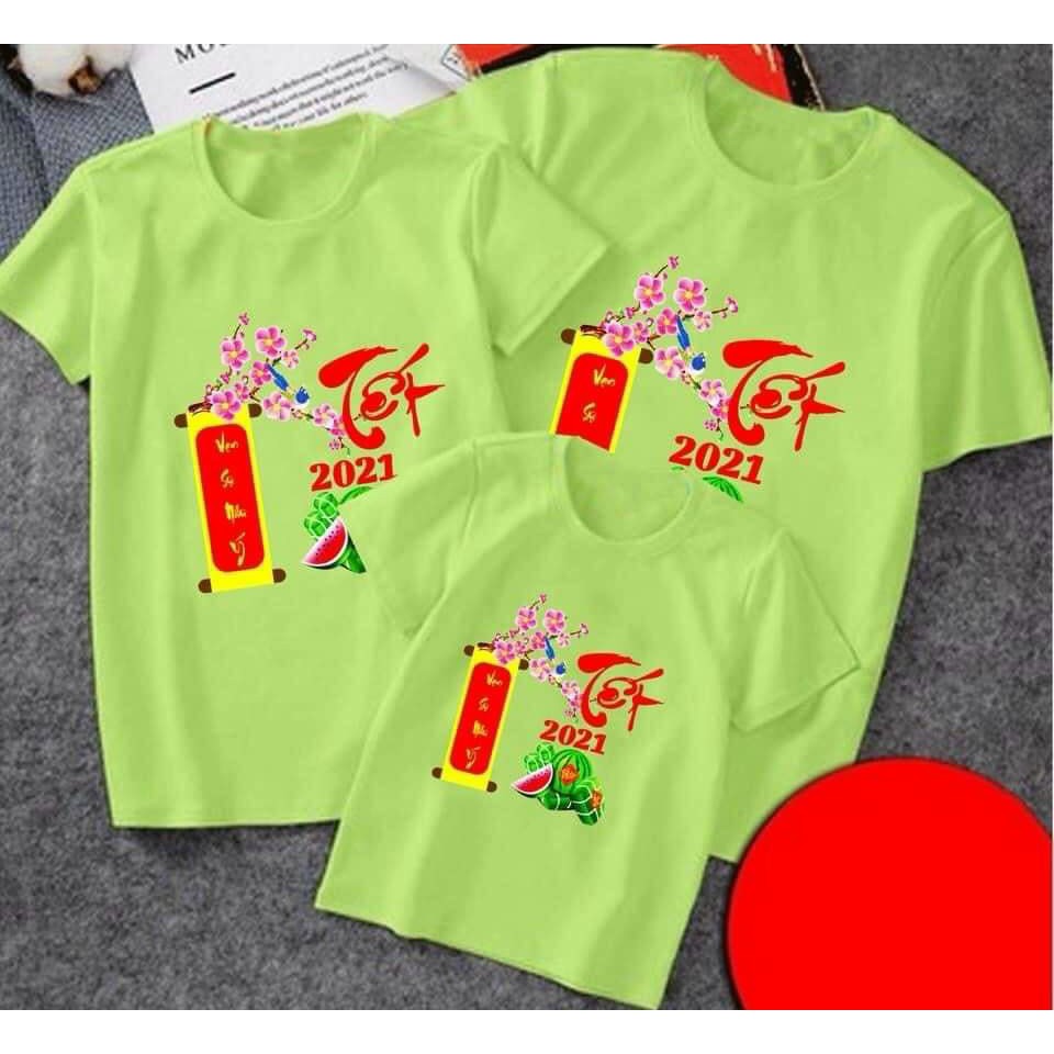 áo tết xanh chất đẹp