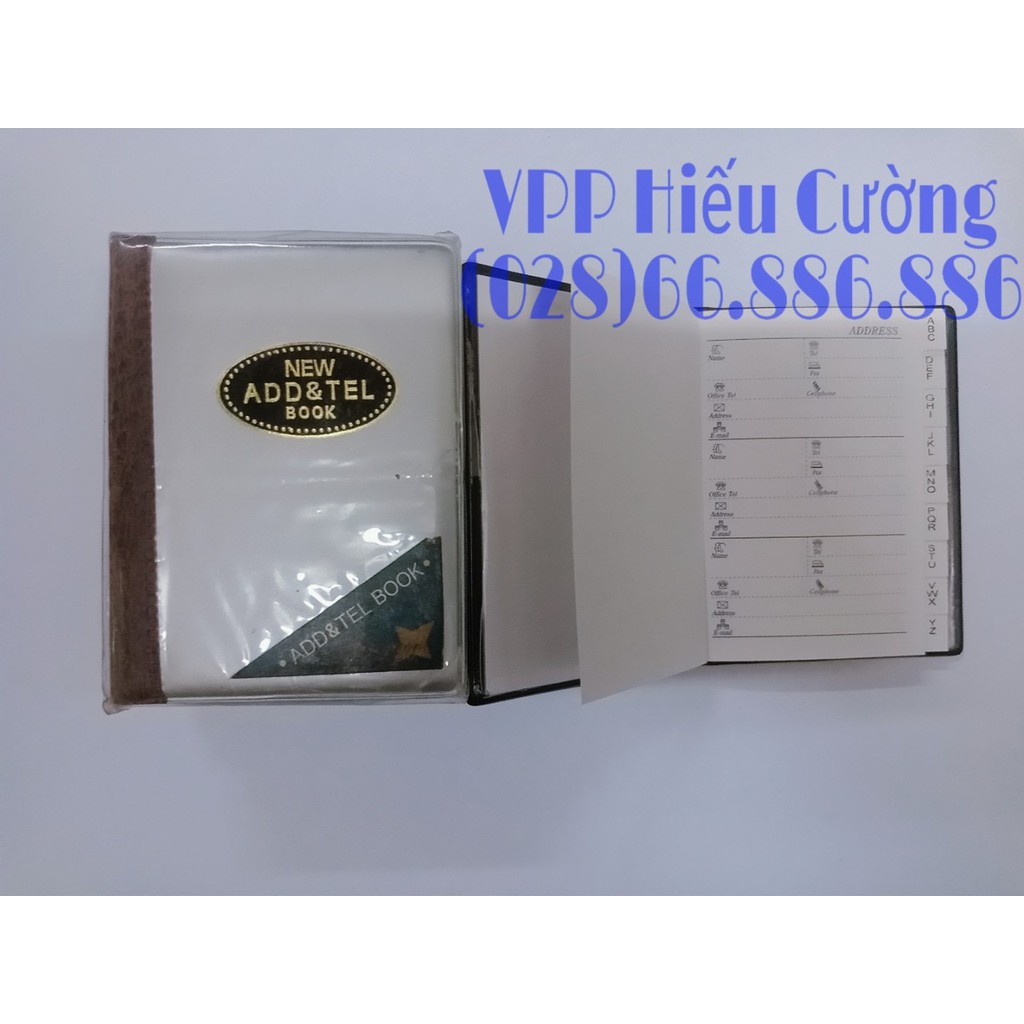 Sổ lưu số điện thoại. Do VPP Hiếu Cường cung cấp