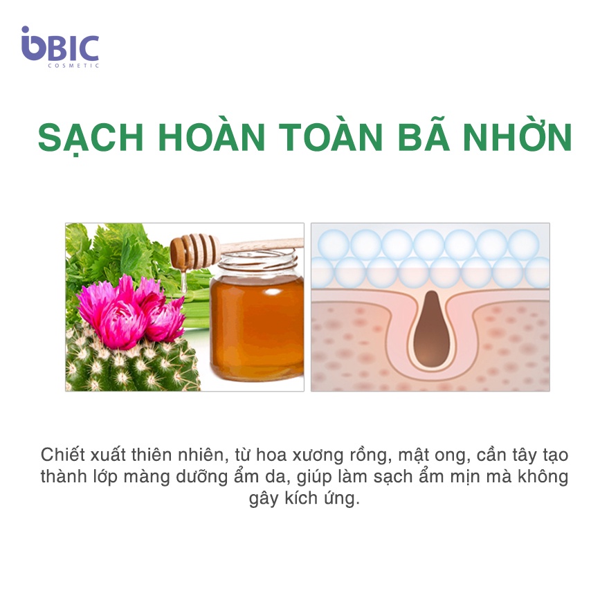 Bộ sản phẩm làm sạch 3 bước - Prreti Triple Cleansing khăn tẩy trang nước tẩy trang sữa rửa mặt làm sạch da tự nhiên