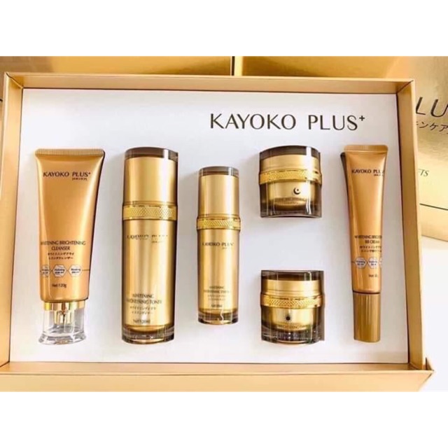 Bộ mỹ phẩm kayoko plus+ vàng chuẩn nhật