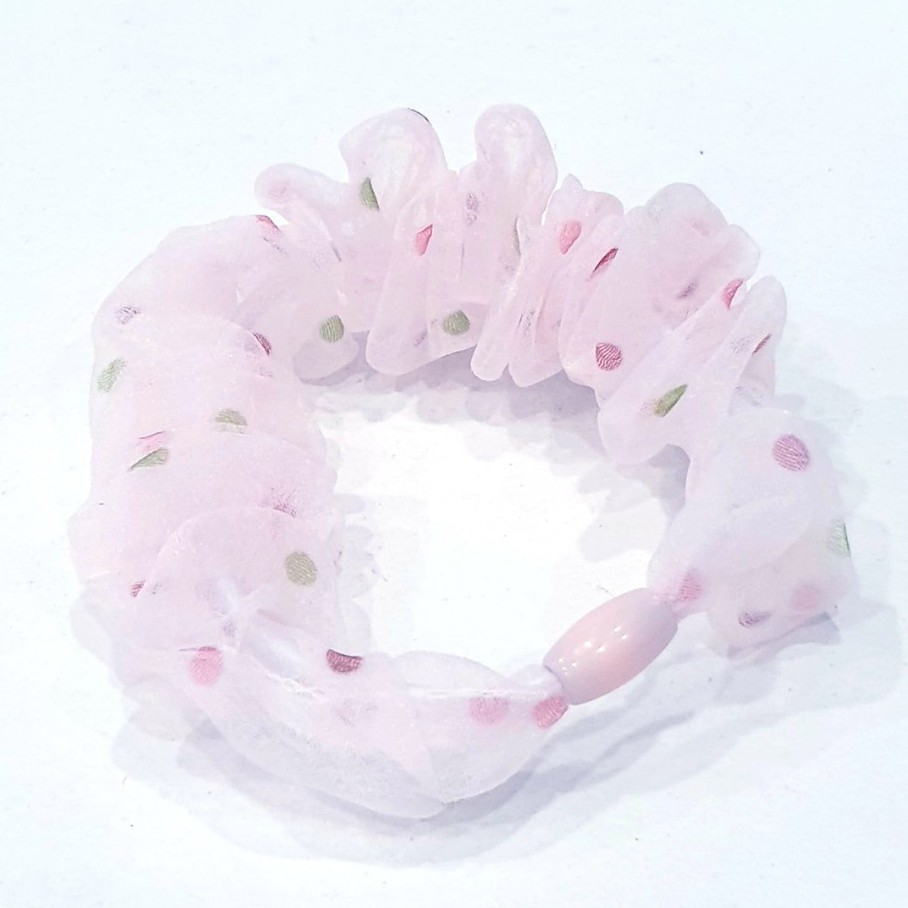 Scrunchies Buộc Tóc Họa Tiết Chấm Bi | XCOT290