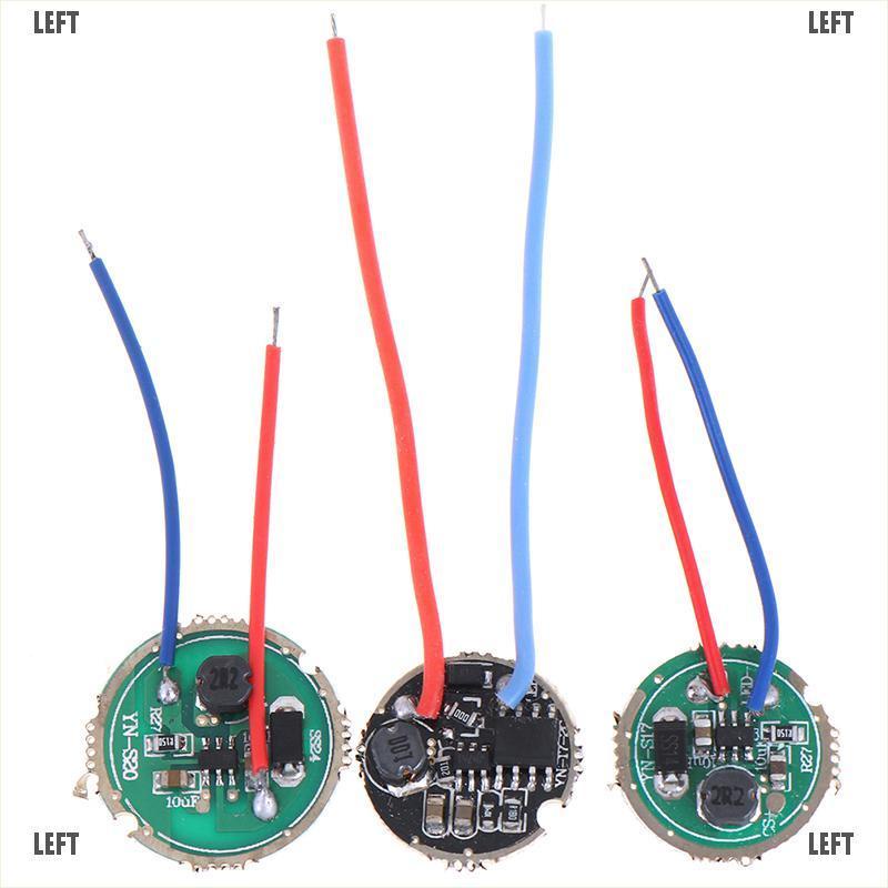 1 Chiếc Trình Điều Khiển Đèn LED Trái 3W 17mm / 20mm DC3.7V 1 Chế Độ 5 Chế Độ Đèn Pin
