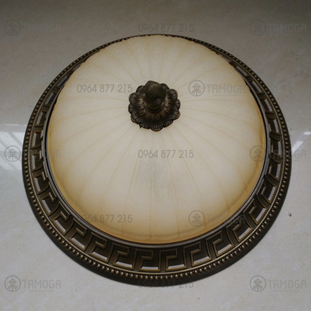 Đèn mâm ốp trần cổ điển HAPOVA LEWIN C022 đường kính 500mm