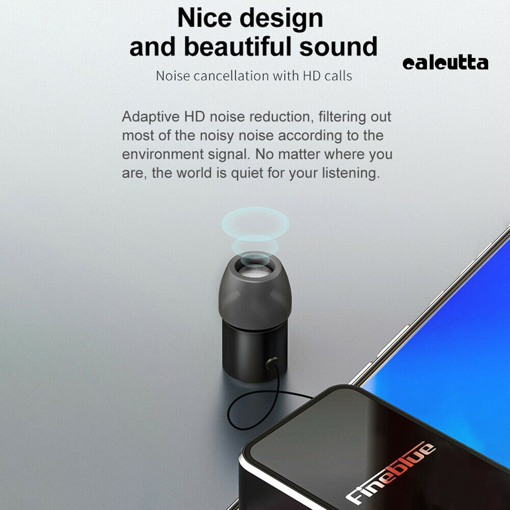 Tai Nghe Bluetooth 5.0 Fineblue F2 Chống Ồn Kèm Phụ Kiện