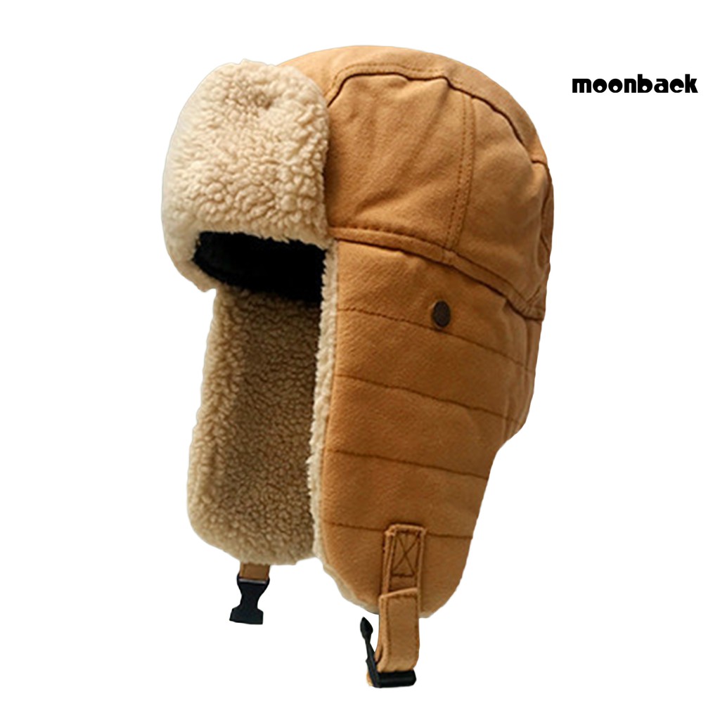 Mũ Bomber Mềm Che Tai Chống Gió Giữ Ấm Mùa Đông Cho Nam Nữ