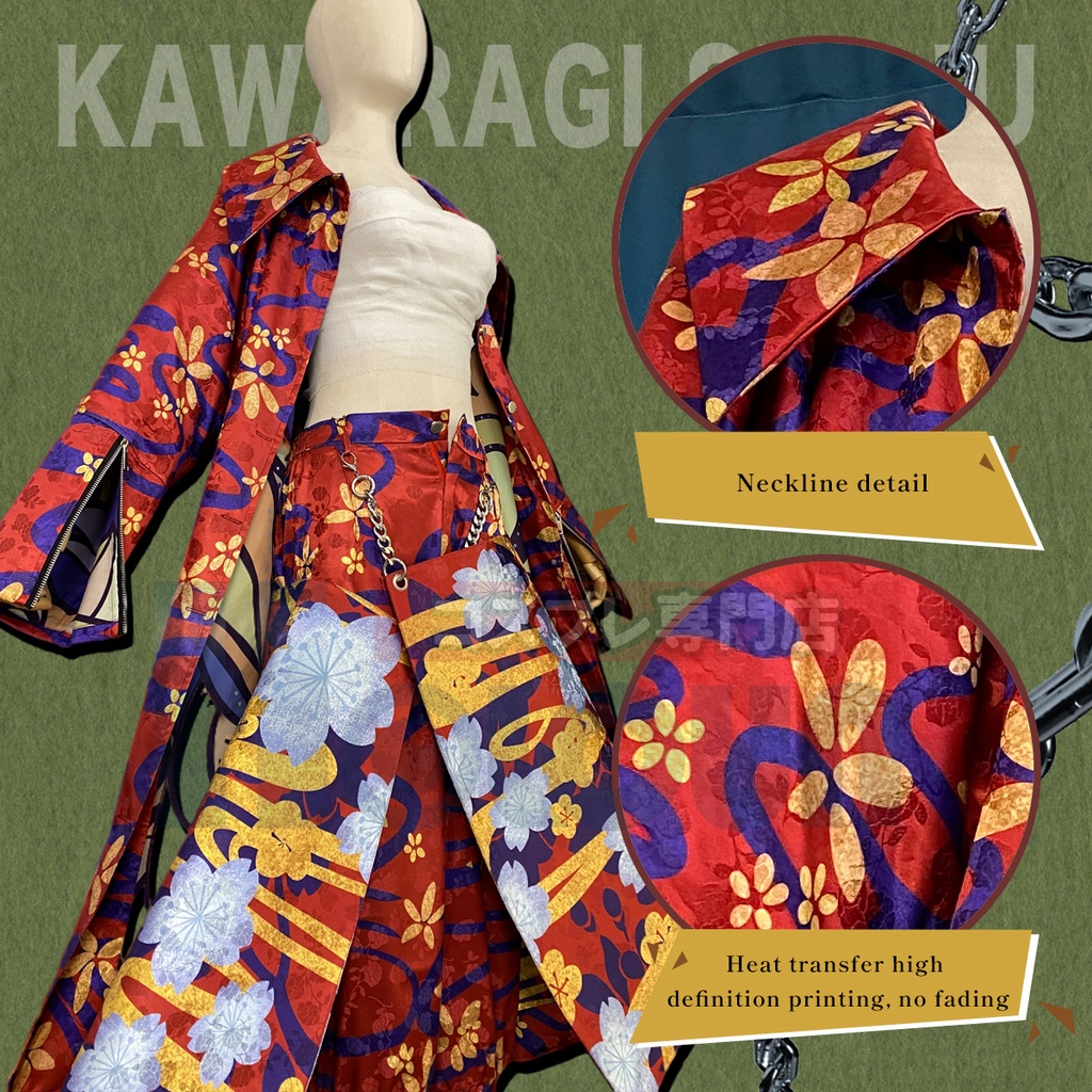 Holoun Tokyo Revengers Kawaragi Senju Cosplay Bộ 3 Áo Khoác Hóa Trang Nhân Vật Hoạt Hình