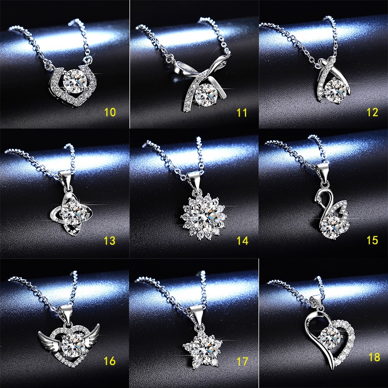 Vòng cổ Mặt Thiên Nga Đính Đá JH01