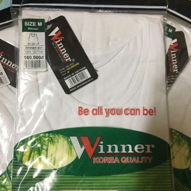 Áo ba lỗ chính hãng Winner