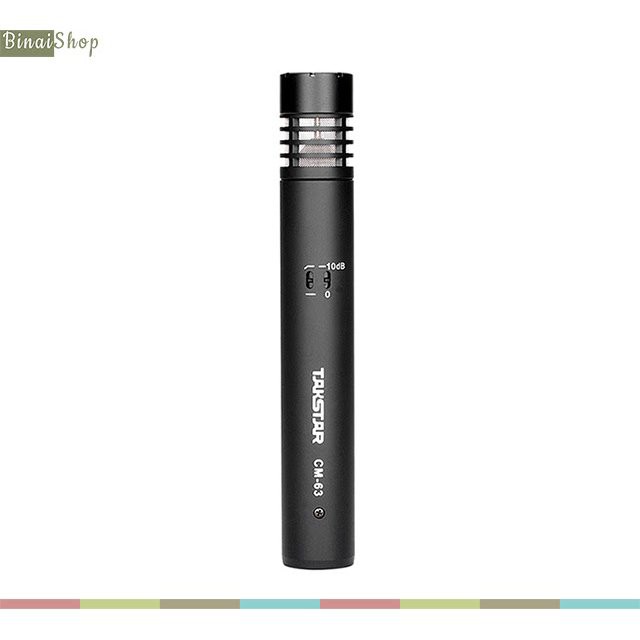 Micro Condenser 48v Cho Nhạc Cụ takstar CM-63 màu đen