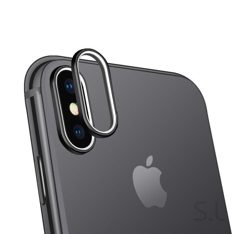 SL For iPhone X 7 8 Plus Rear Back Protector Camera Protective Lens Case Ring Cover
