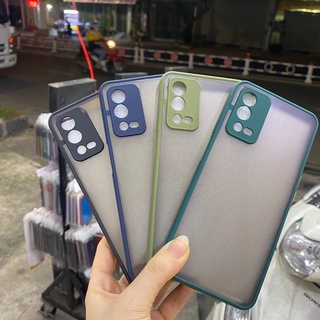 Ốp Oppo A55 4G viền dẻo màu lưng nhám hạn chế vân tay,cụm viền bảo vệ camera