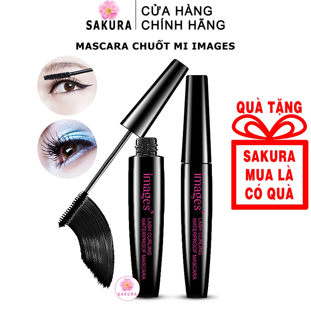 Chuốt mi Mascara IMAGES chống nước lâu trôi dưỡng mi dài mi nội địa trung SAKURA 8g