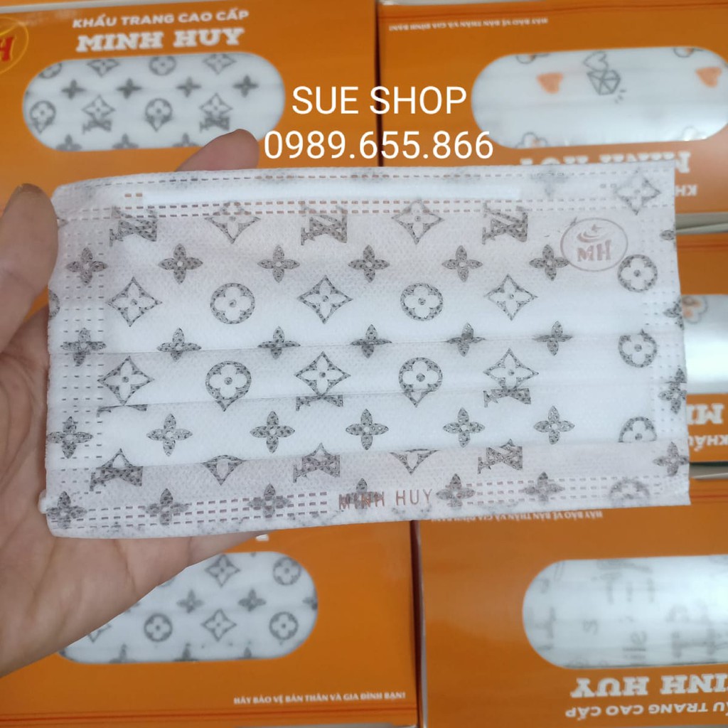 Khẩu trang họa tiết thời trang cho người lớn (Hàng chính hãng - Hộp 50 cái)