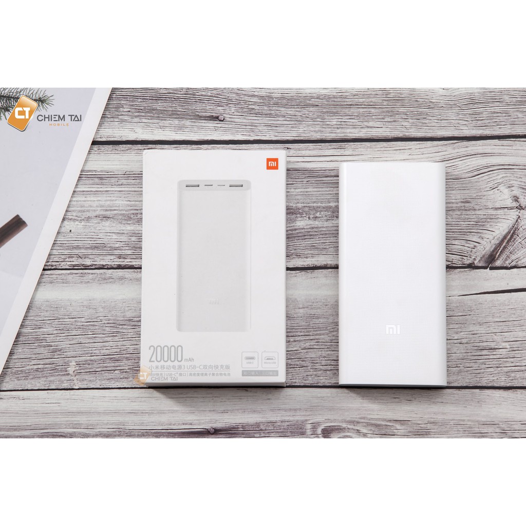 Pin sạc dự phòng 20000mAh Xiaomi gen 3 18W