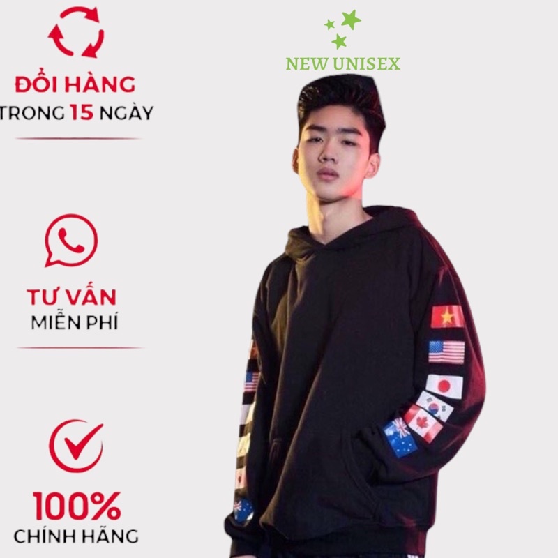 Áo Hoodie In Quốc Kì Các Nước Cực Hot TP3357[NewUnisex]