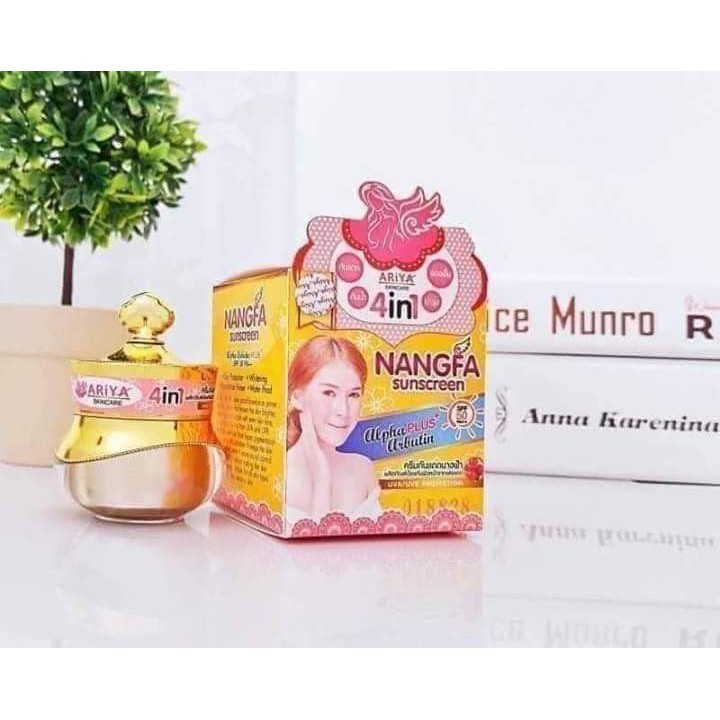 (Chính hãng Thái Lan)Kem NANGFA Sunscreen Dưỡng Trắng Da Chống Nắng Che Khuyết Điểm SPF 50 PA+++