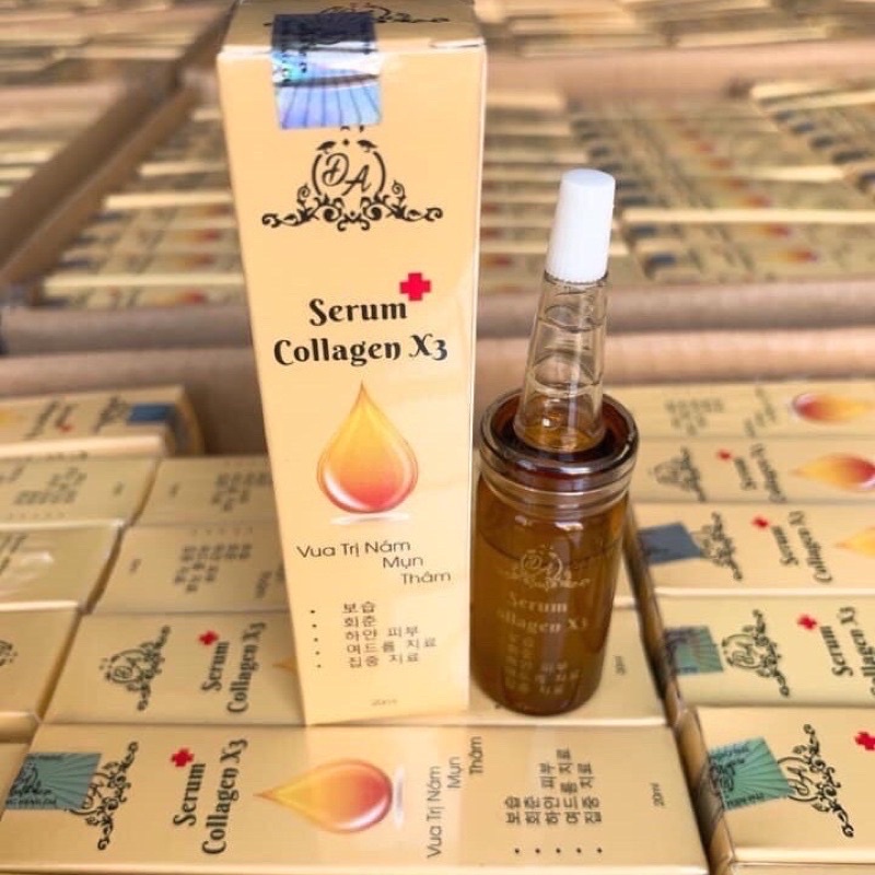 Serum Collagen X3 Đông Anh 20ml  Giúp Da Hết Thâm, Ngừa Mụn, Nám, Căng Bóng Da