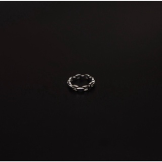 Nhẫn bạc dây xích - NN004