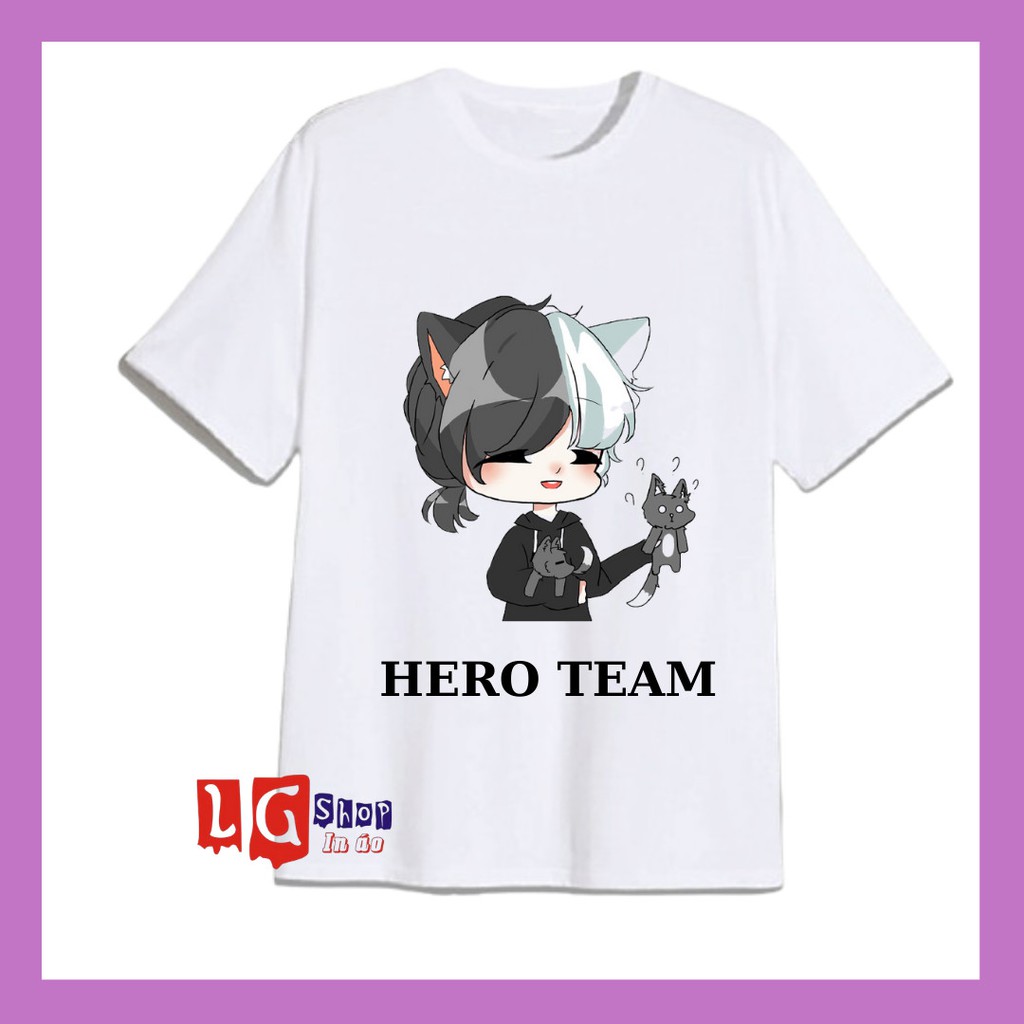 ÁO THUN HERO TEAM CHO BÉ GÁI ( ĐỦ SIZE ÁO, TỪ 10KG ĐẾN 90KG)