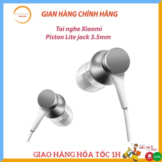 Tai nghe Xiaomi Piston Lite jack 3.5mm có mic vỏ nhôm nguyên khối bản quốc tế - BH 6 tháng