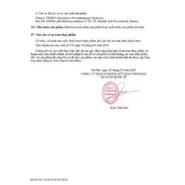 [Trà Nữ N2] Trà thảo mộc Siberian Baikal tea collection Herbal tea N2 - 30 túi - Date T2/2023