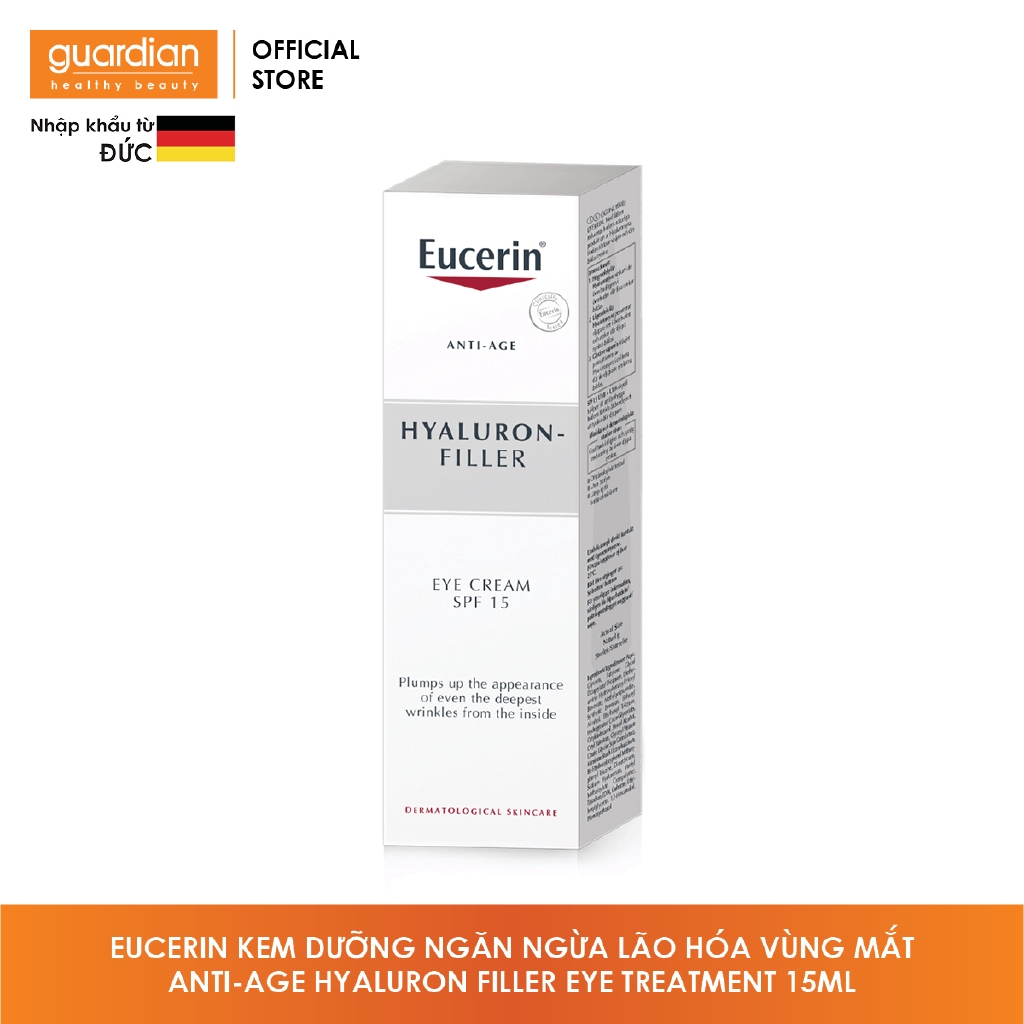 Kem Dưỡng Ngăn Lão Hóa Vùng Mắt EUCERIN Anti-Age Hyaluron Filler Eye Treatment 15ml