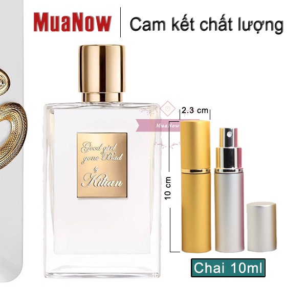 [Mẫu thử mini] Nước hoa Kilian Good Girl Gone Bad (Hoa nhài, Hoa mộc tê, Hoa hồng tháng năm)